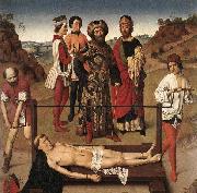 Dieric Bouts Martyrdom of St Erasmus oil